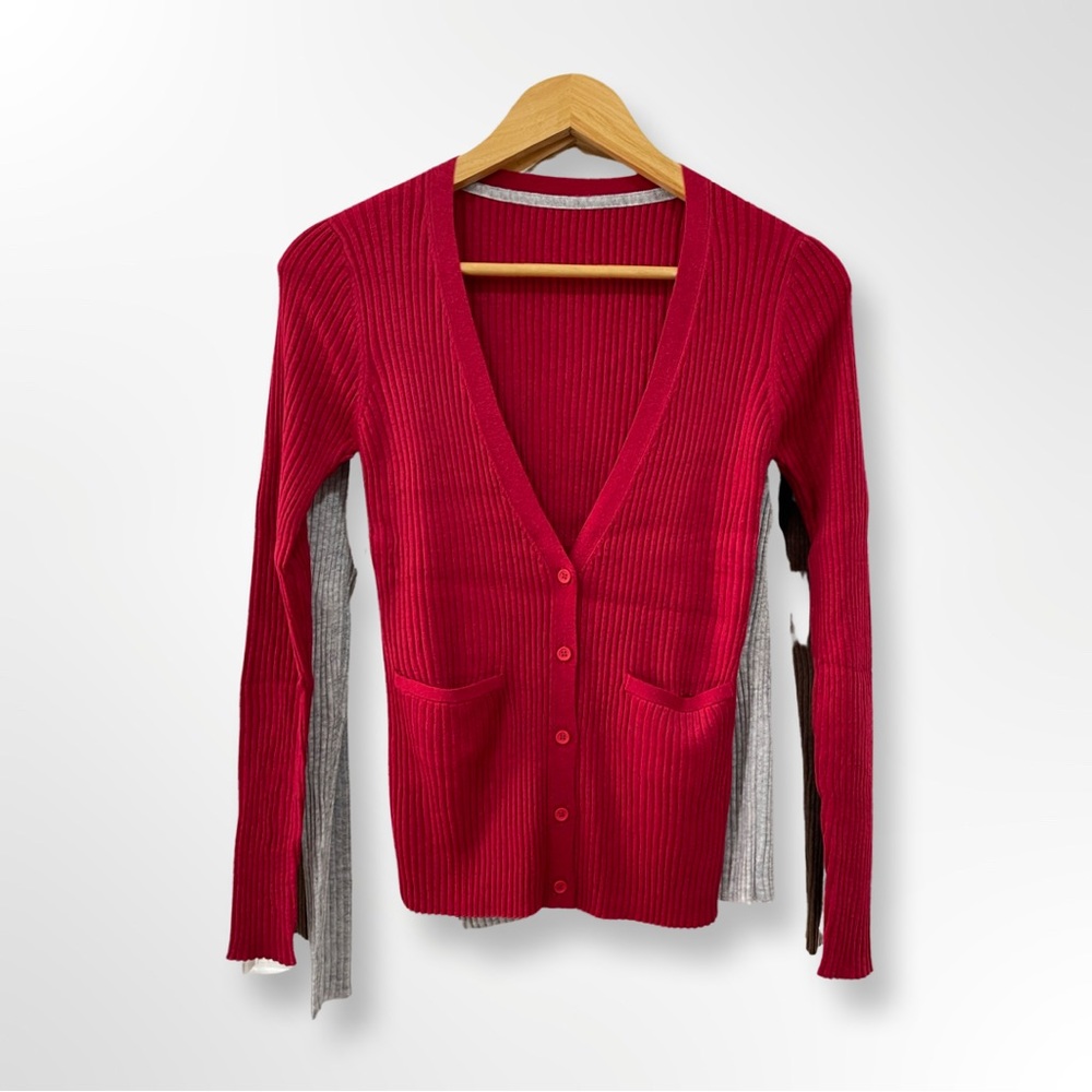 Rib Cardigan